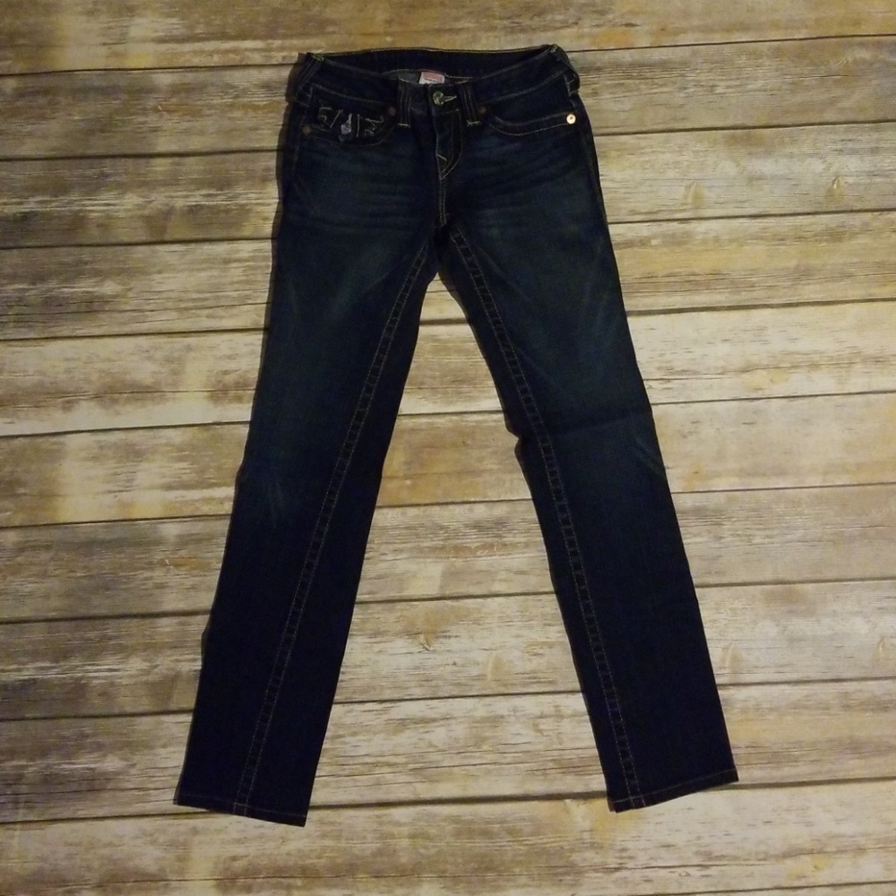 True Religion Julie size 26 dark wash